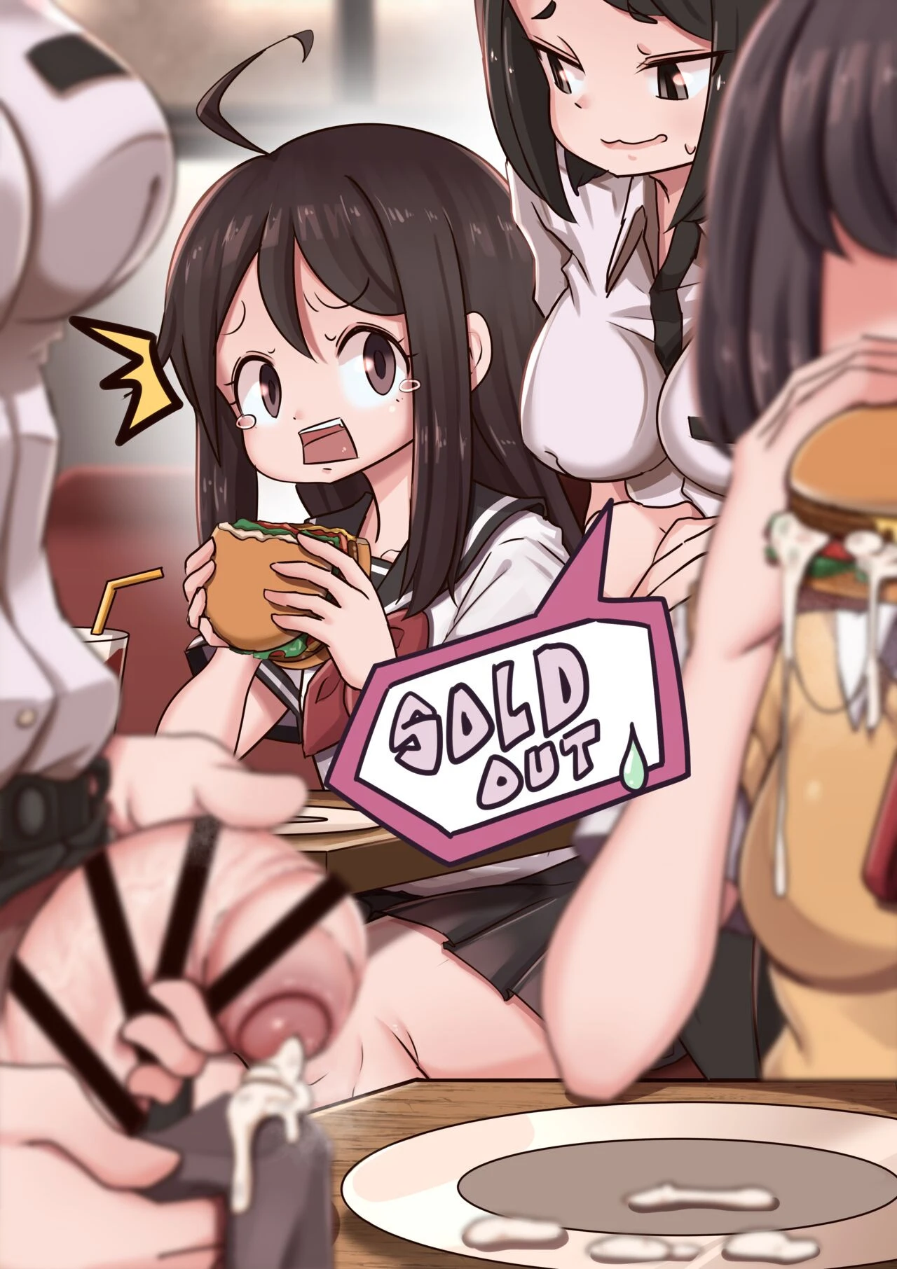 Burger shop porn comic picture 30