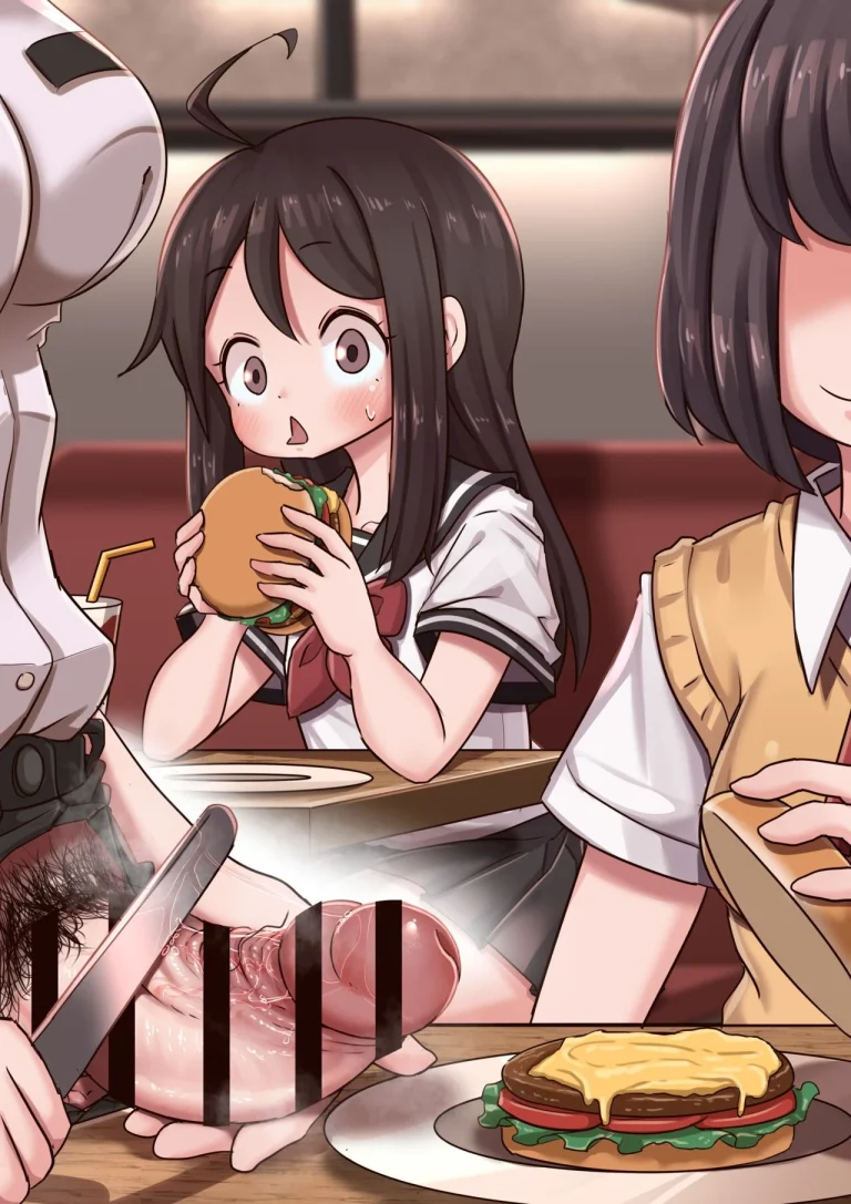 Burger shop porn comic picture 36