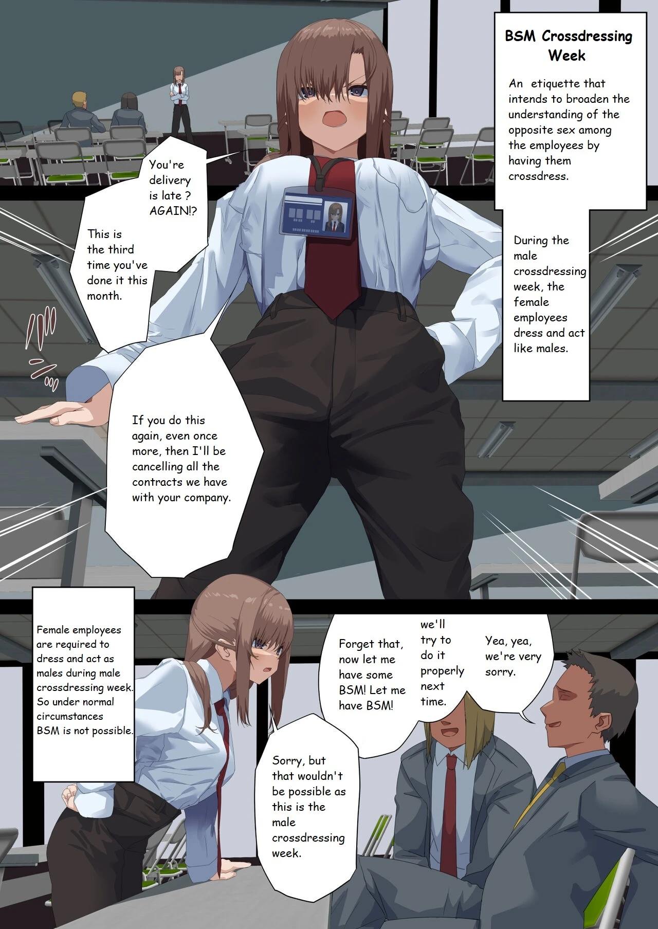 Business Sex Manner Dannsou Shukann Anal Special Onikawa Hen porn comic picture 3