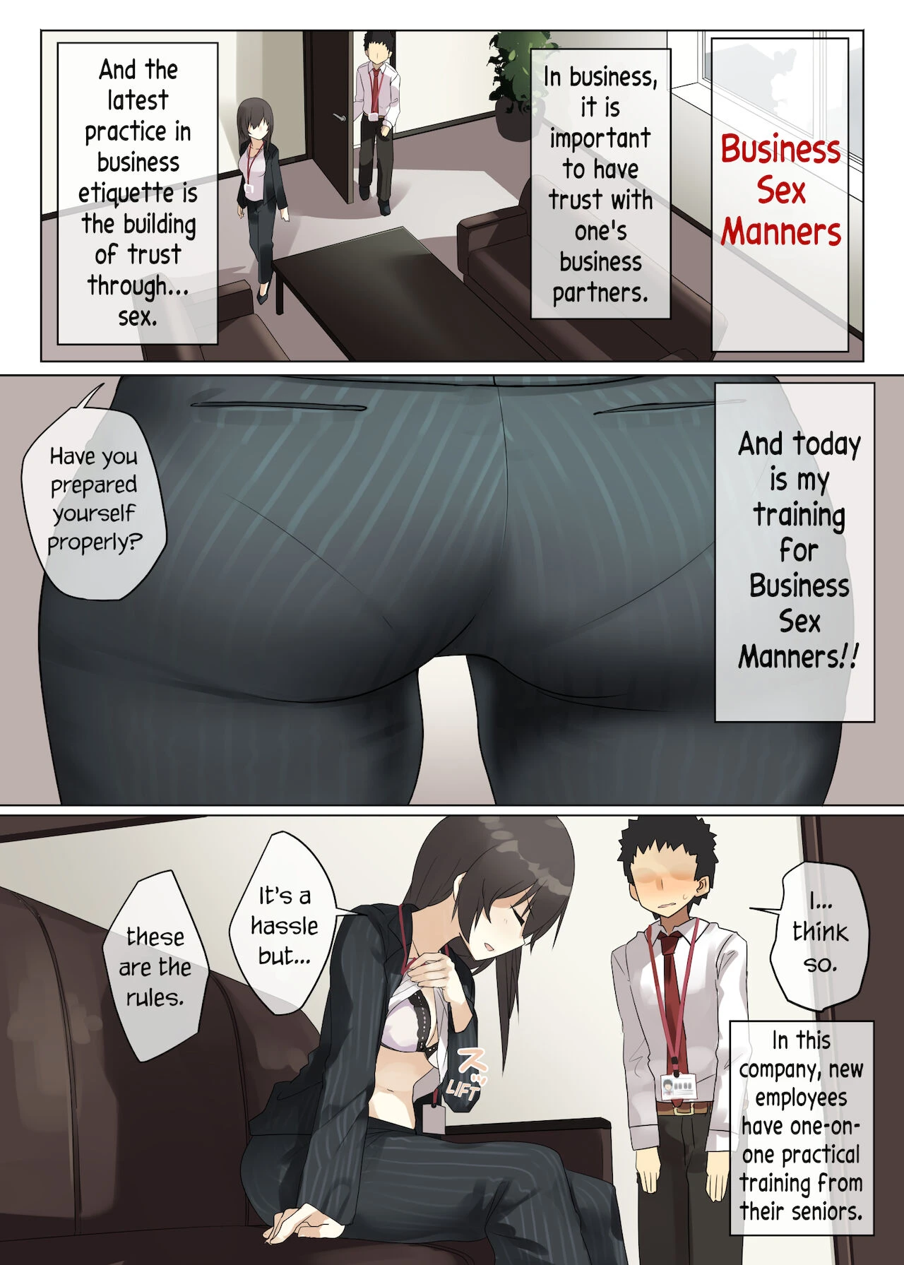 Business Sex Manners ~Training~ | Business Sex Manner Kenshuu Hen porn comic picture 5