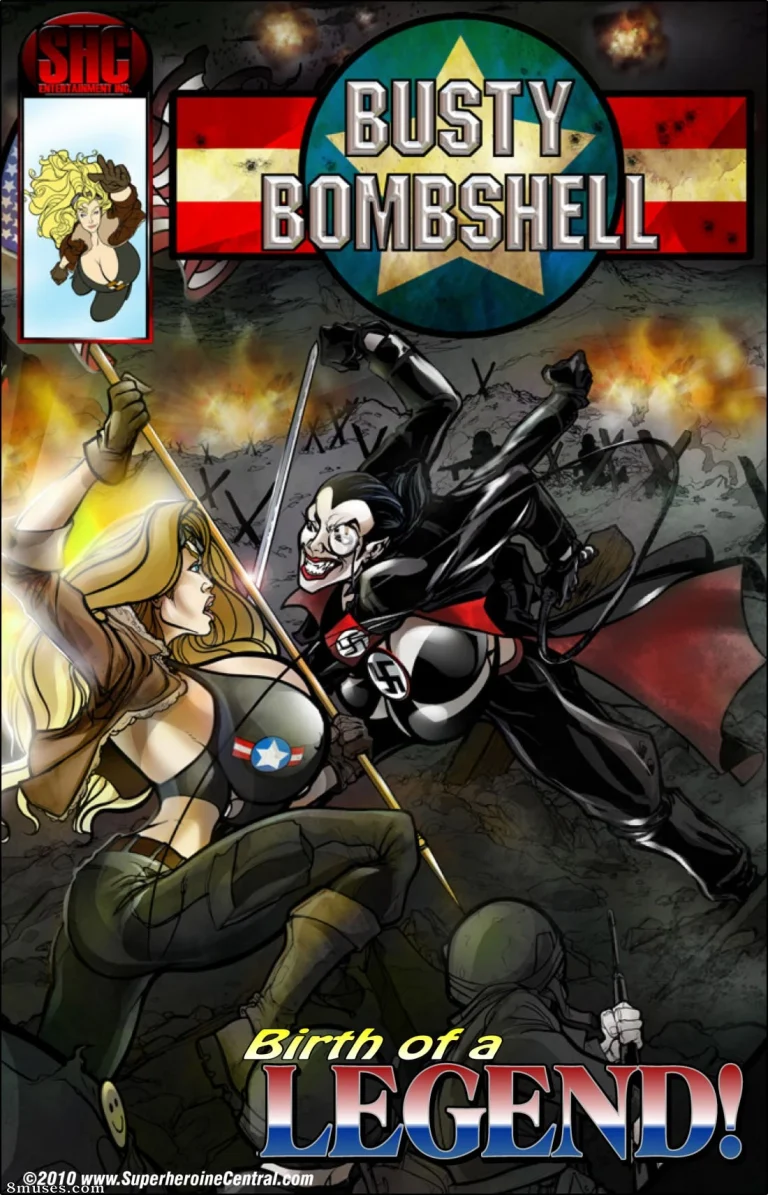 Busty Bombshell - Birth of a Legend porn comic picture 1