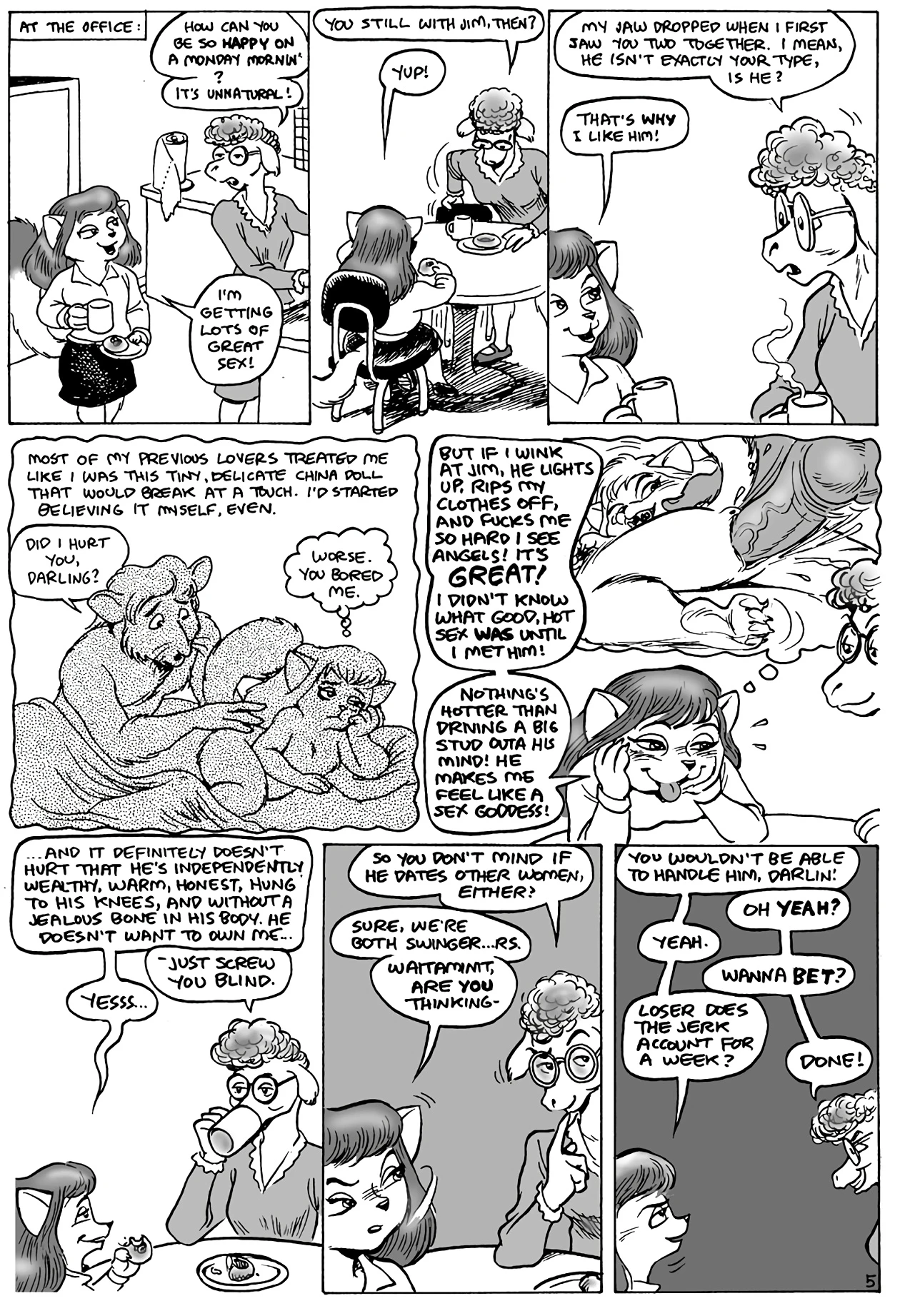 Busy Day porn comic picture 4