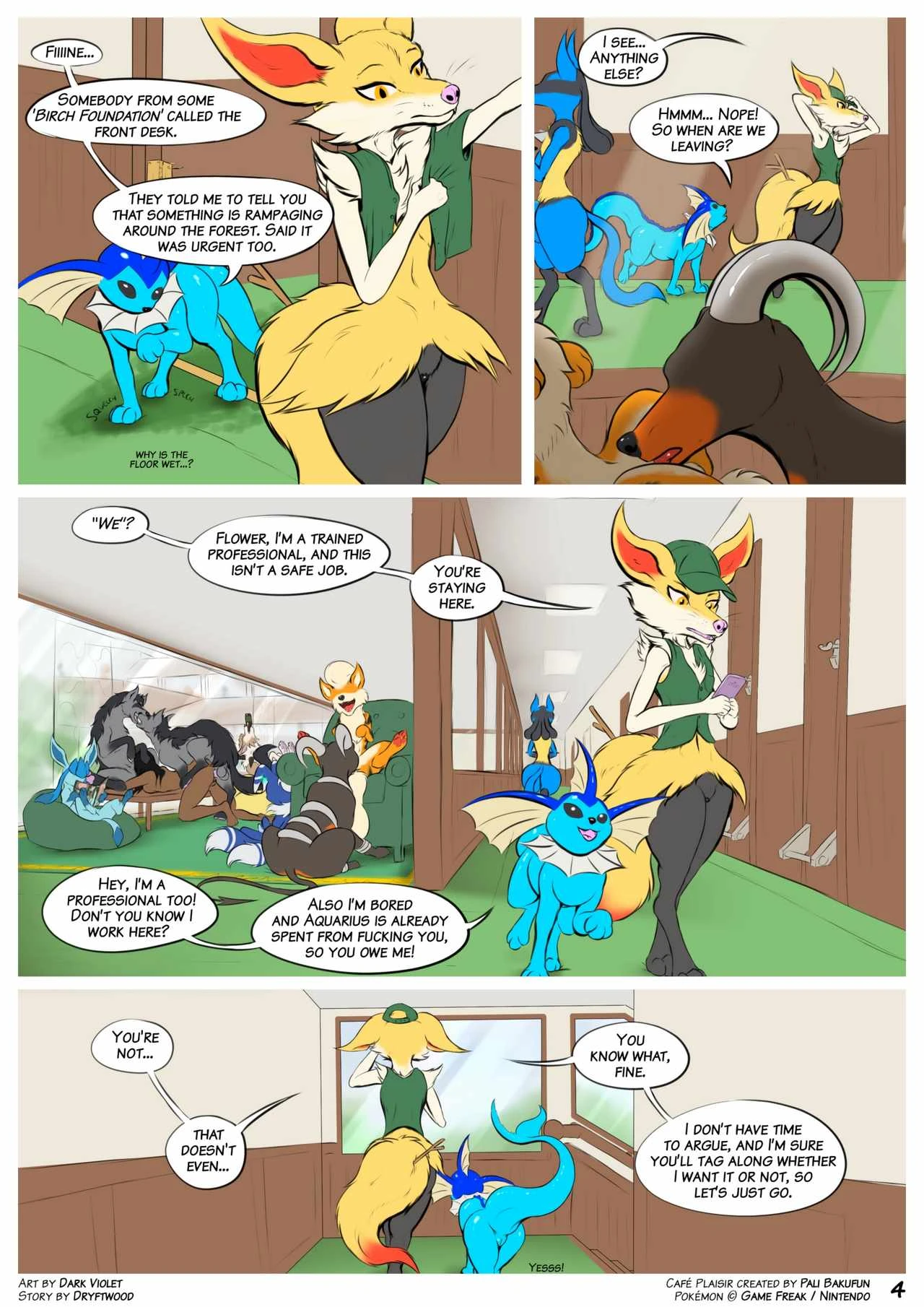 Cafe Plaisir - Dowsing Flames porn comic picture 5