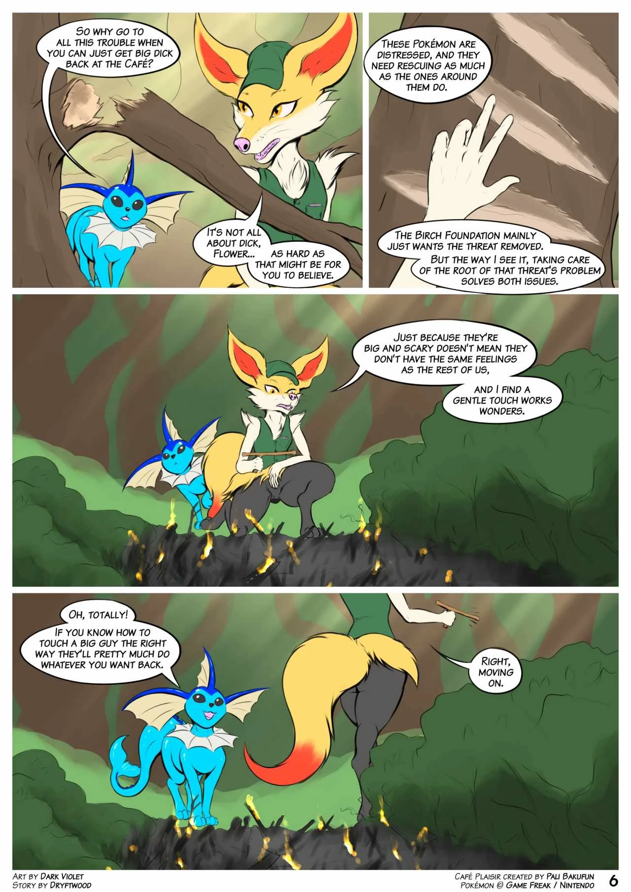 Cafe Plaisir - Dowsing Flames porn comic picture 7