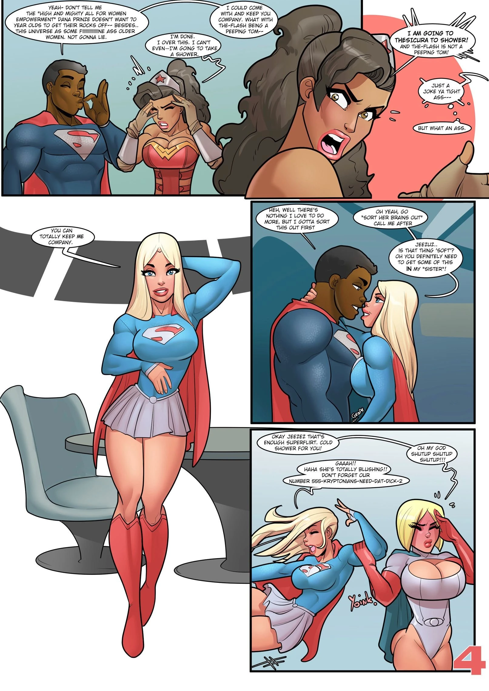 Calvin and Diana in What That Ass Do porn comic picture 5