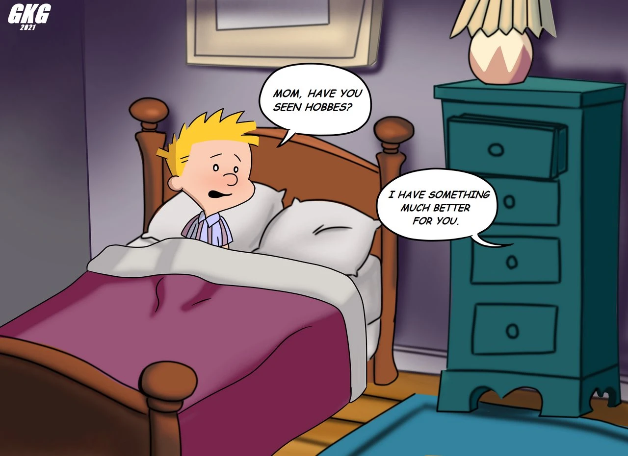 Calvin and Mom porn comic picture 25