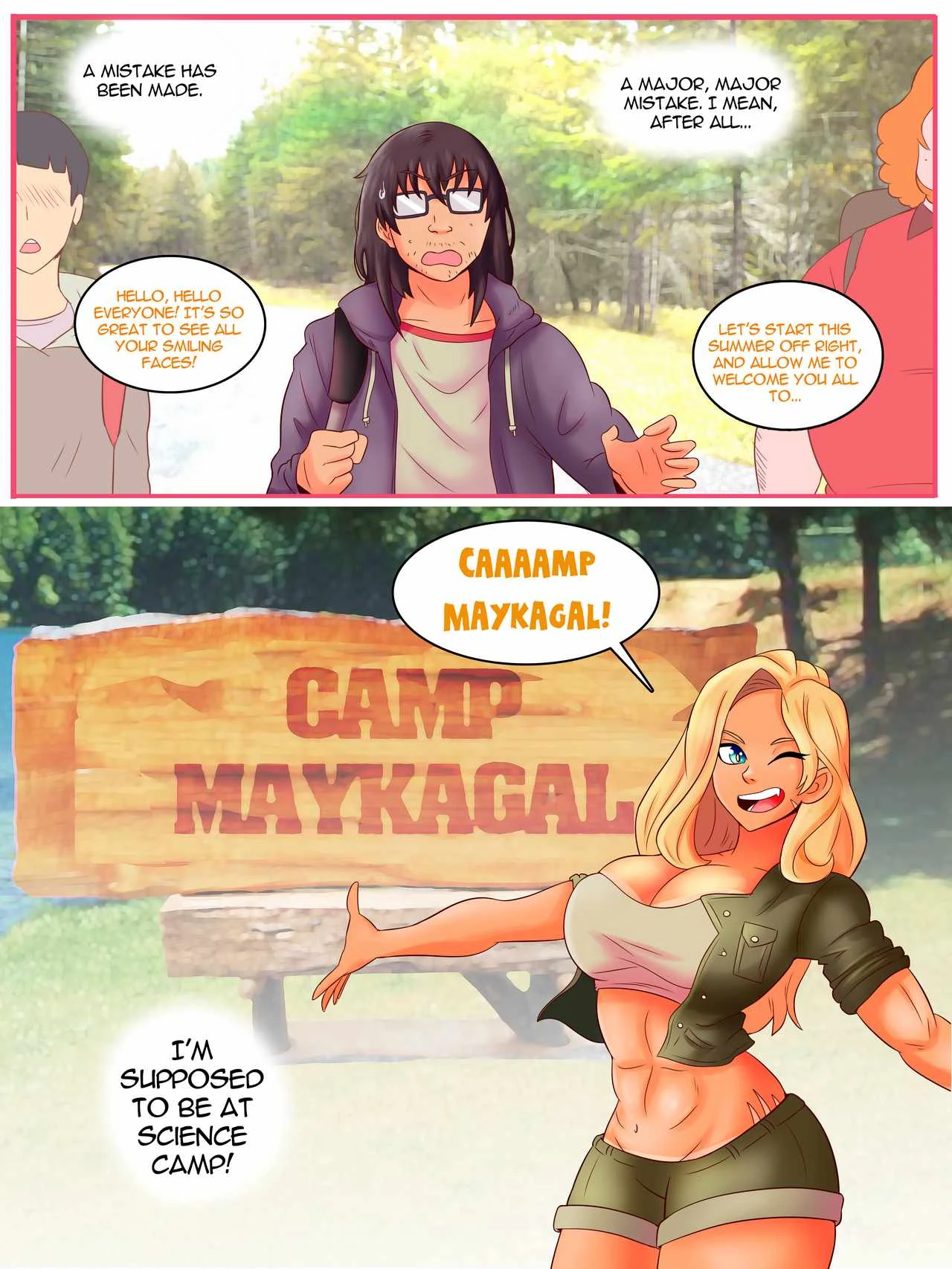 Camp Maykagal porn comic picture 2