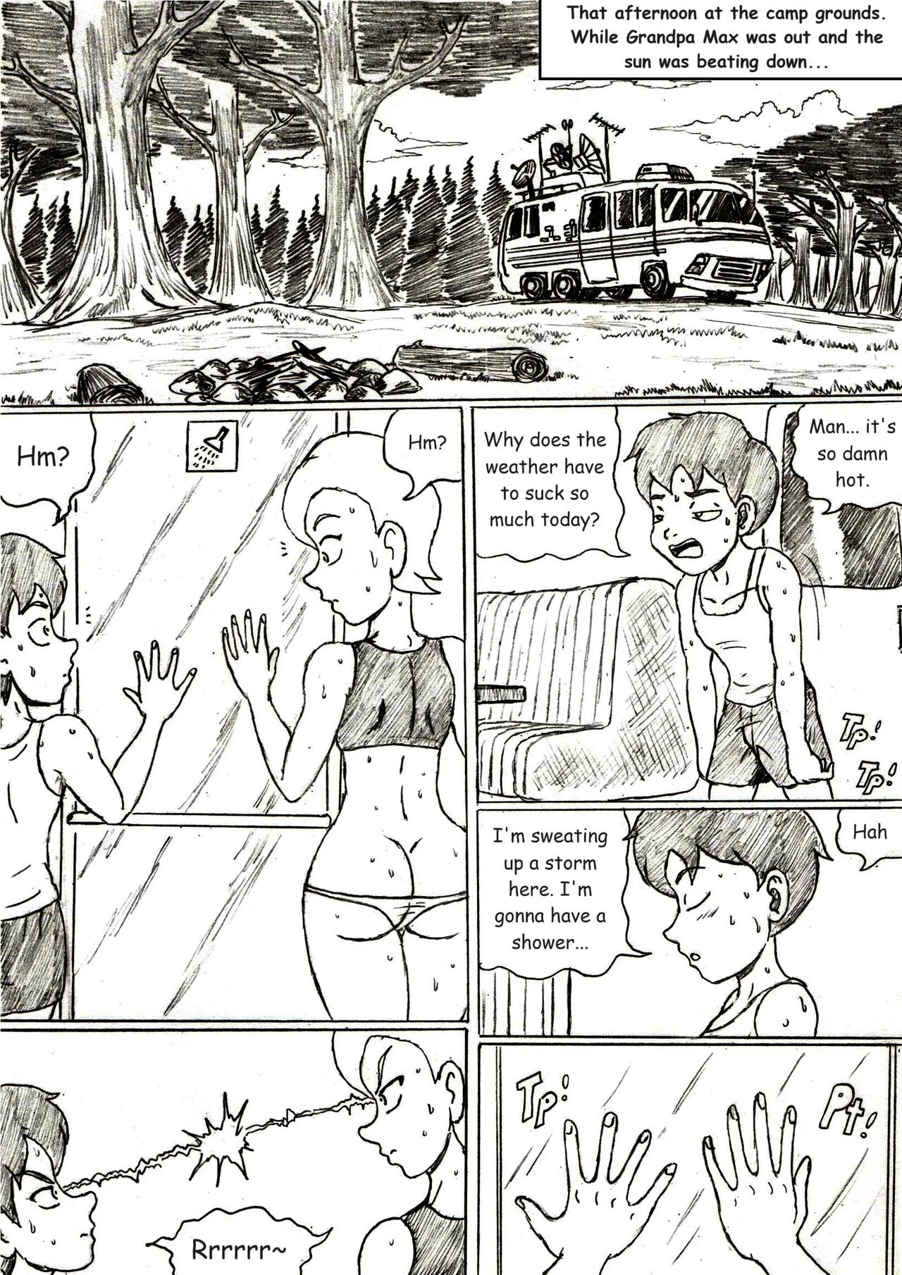 Campervan Caper porn comic picture 2