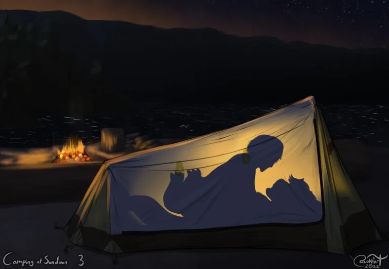 Camping at Sundown porn comic picture 3