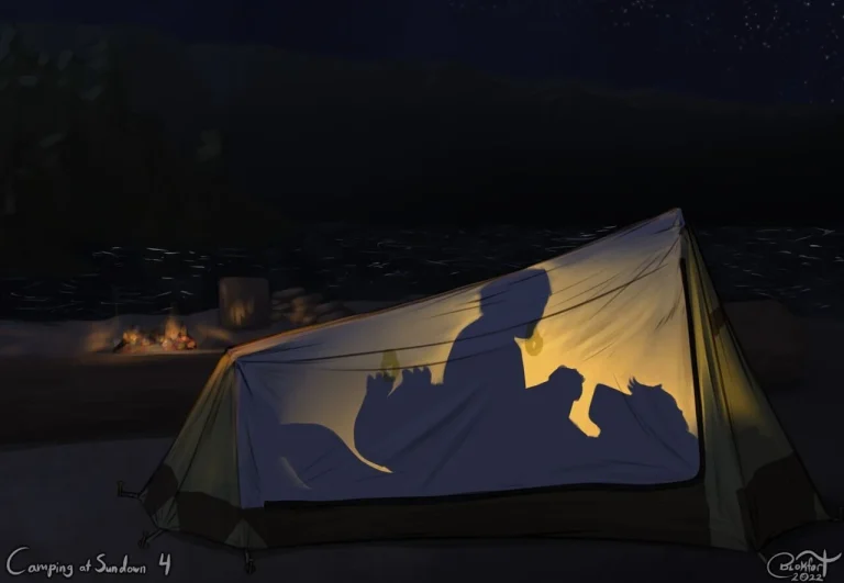 Camping at Sundown porn comic picture 4