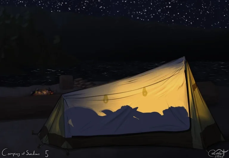 Camping at Sundown porn comic picture 5