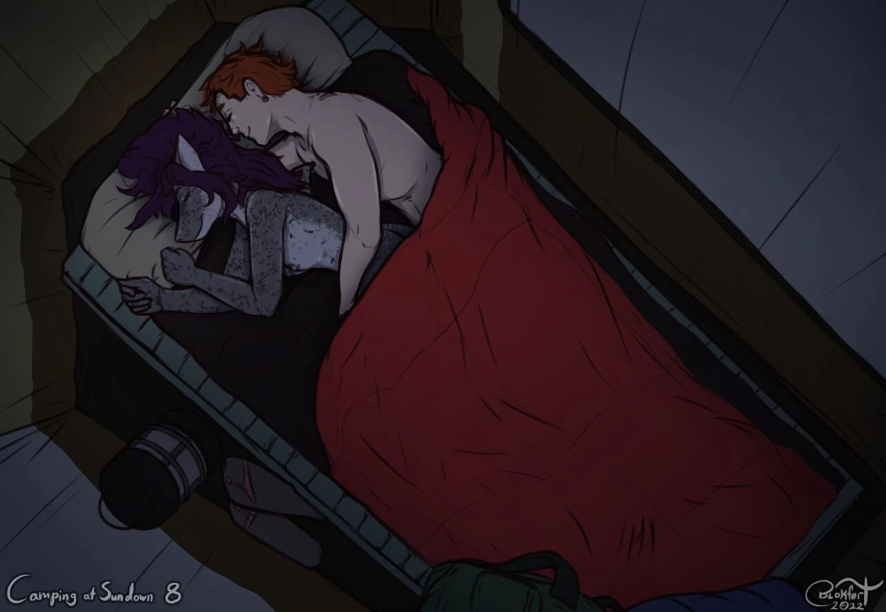 Camping at Sundown porn comic picture 8