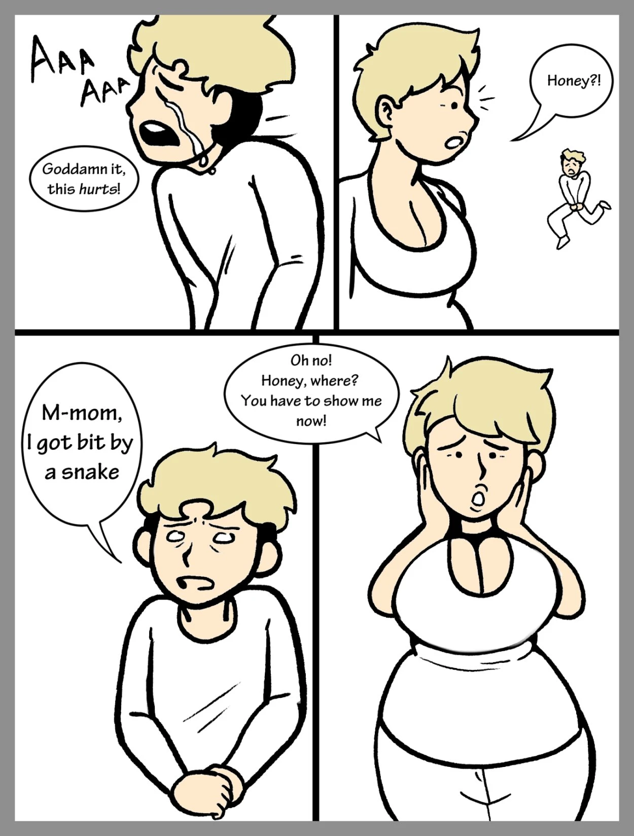 Camping With Mom porn comic picture 3