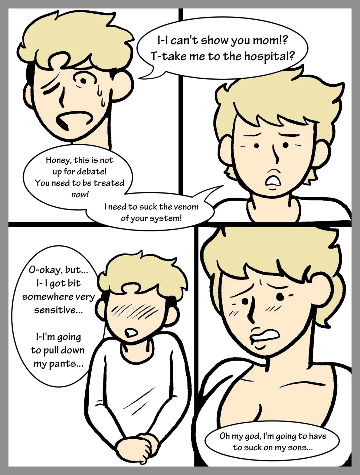 Camping With Mom porn comic picture 4