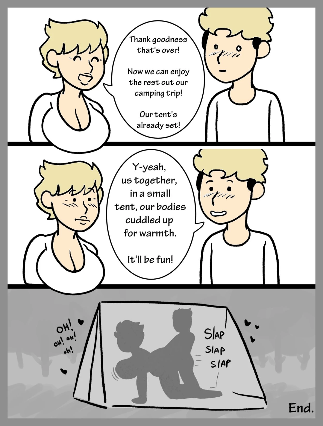 Camping With Mom porn comic picture 9