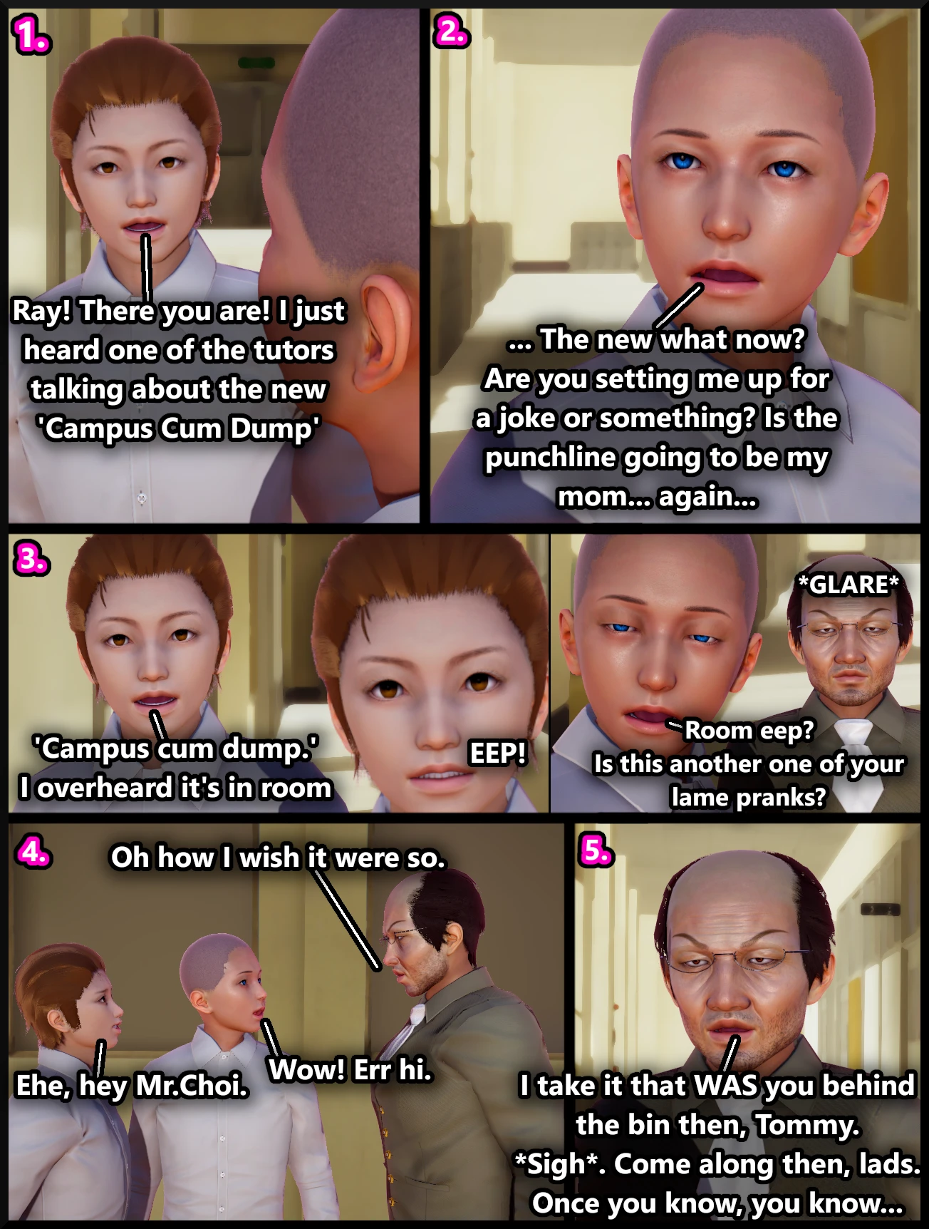 Campus Cum Dump porn comic picture 3