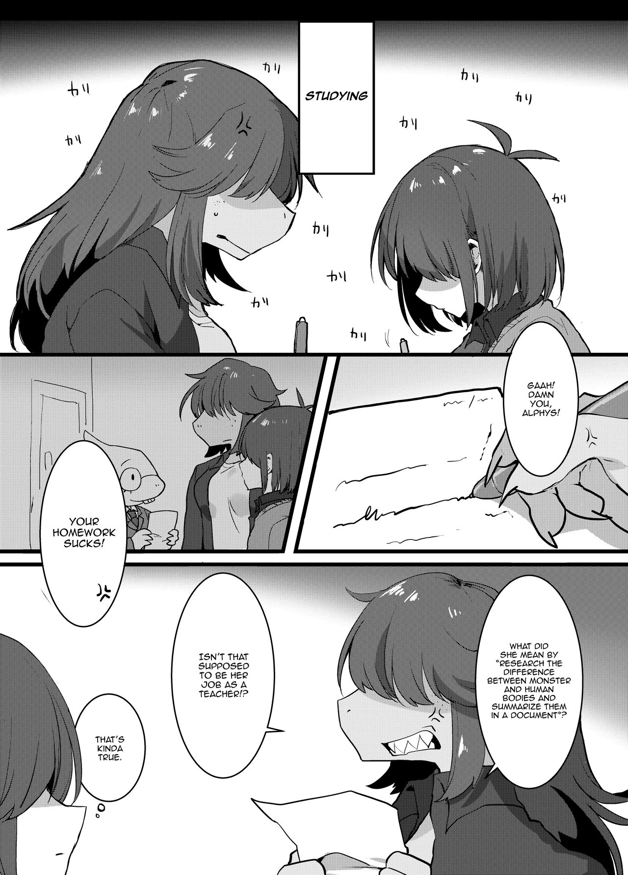 Can a human and a monster make a baby? (Uncensored?) porn comic picture 2