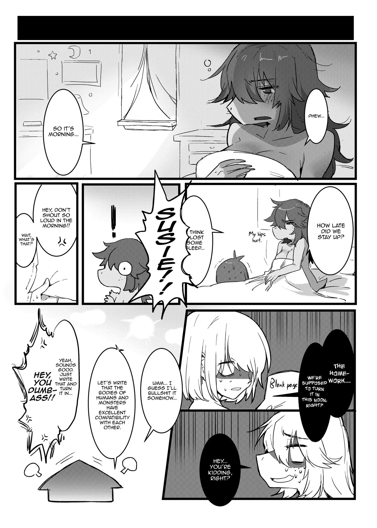 Can a human and a monster make a baby? (Uncensored?) porn comic picture 25