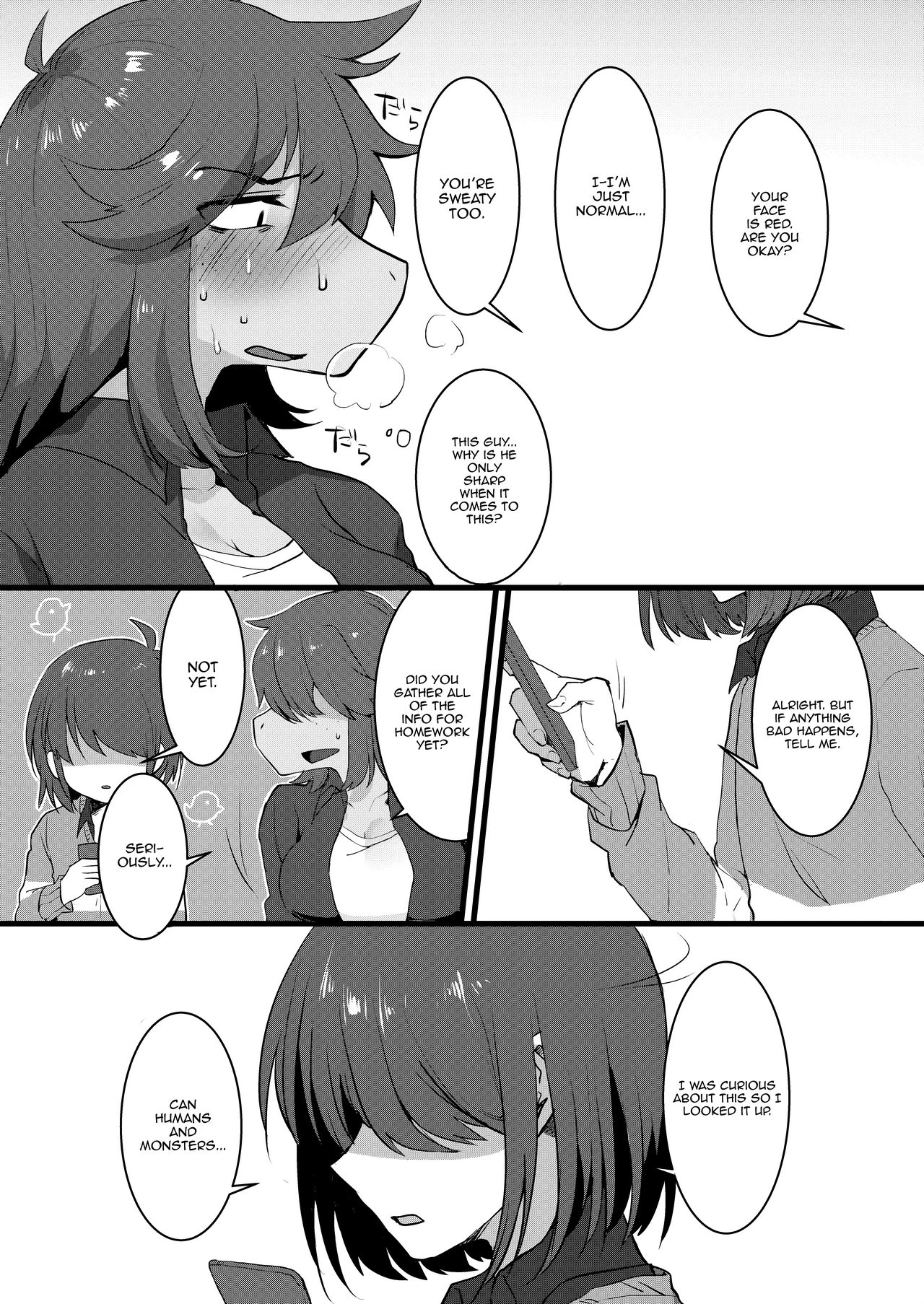 Can a human and a monster make a baby? (Uncensored?) porn comic picture 7