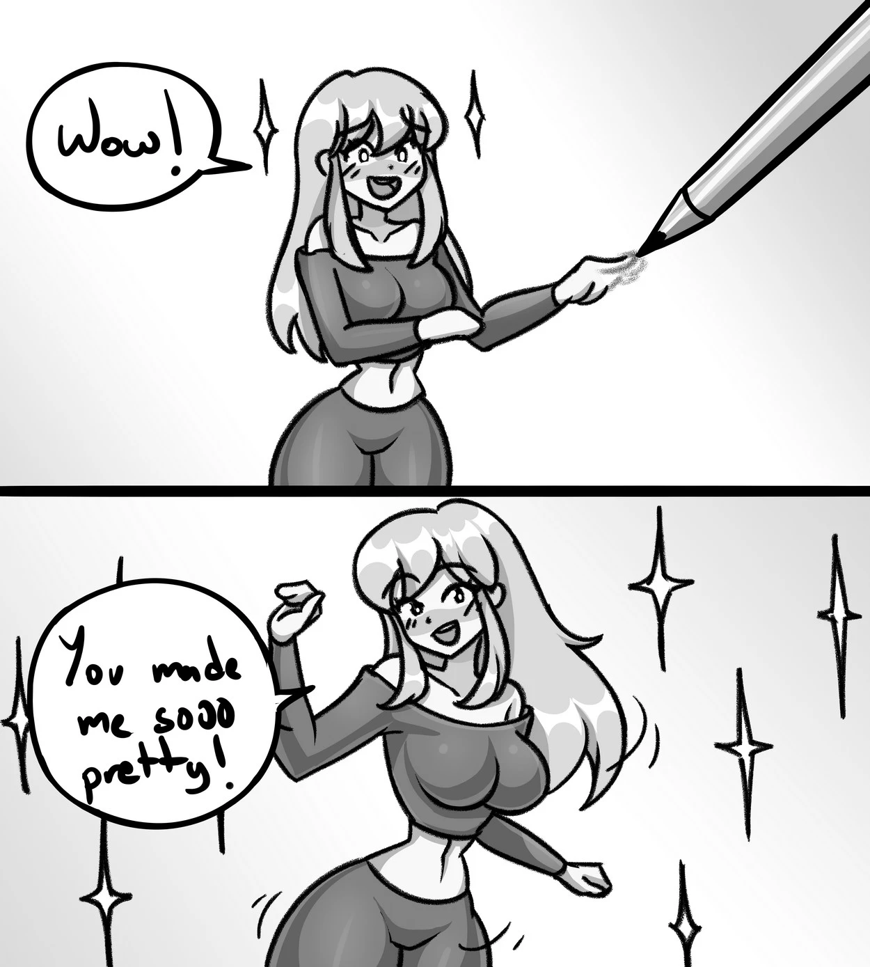 Can I Be Drawn Better? porn comic picture 2