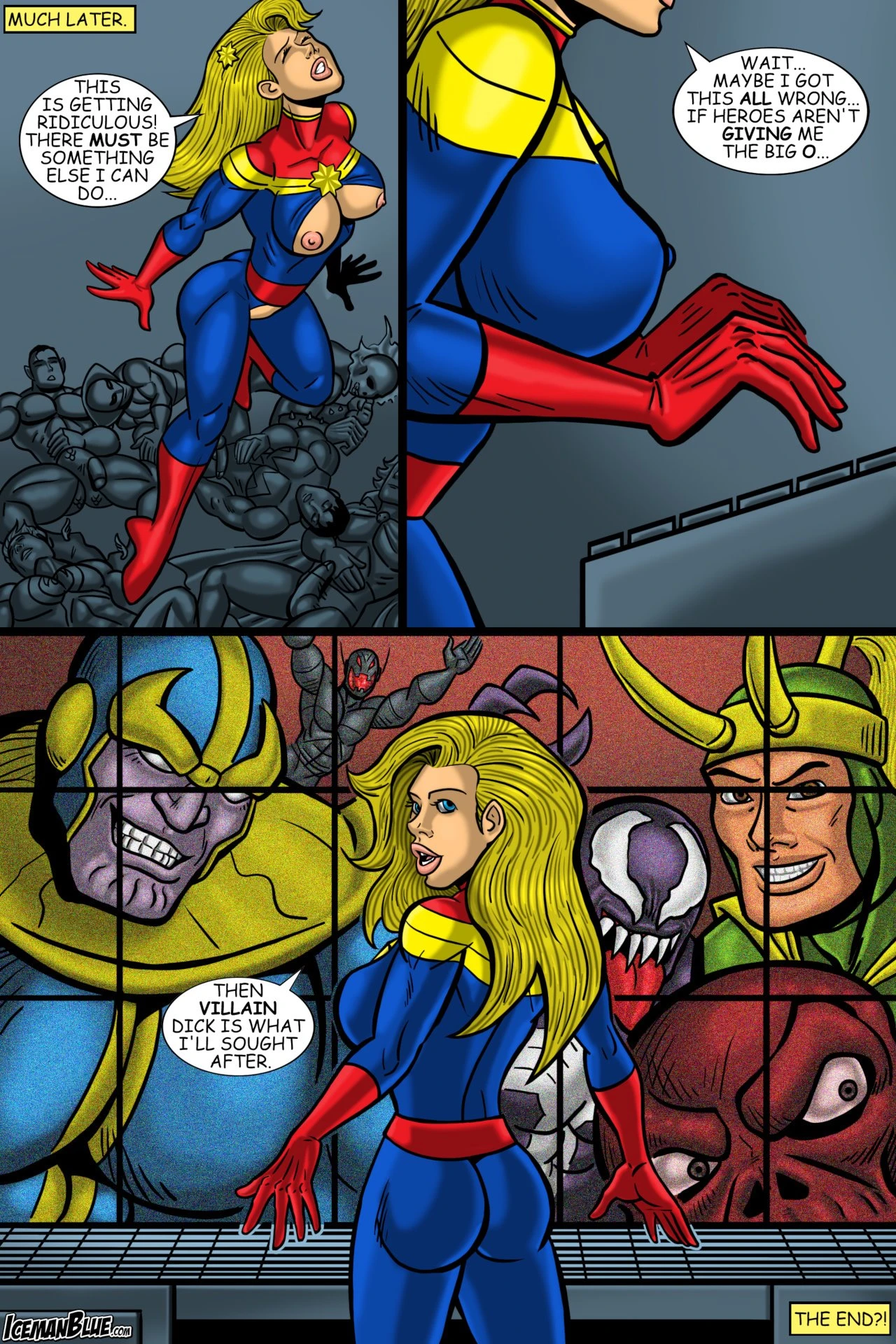 Captain Marvel porn comic picture 11
