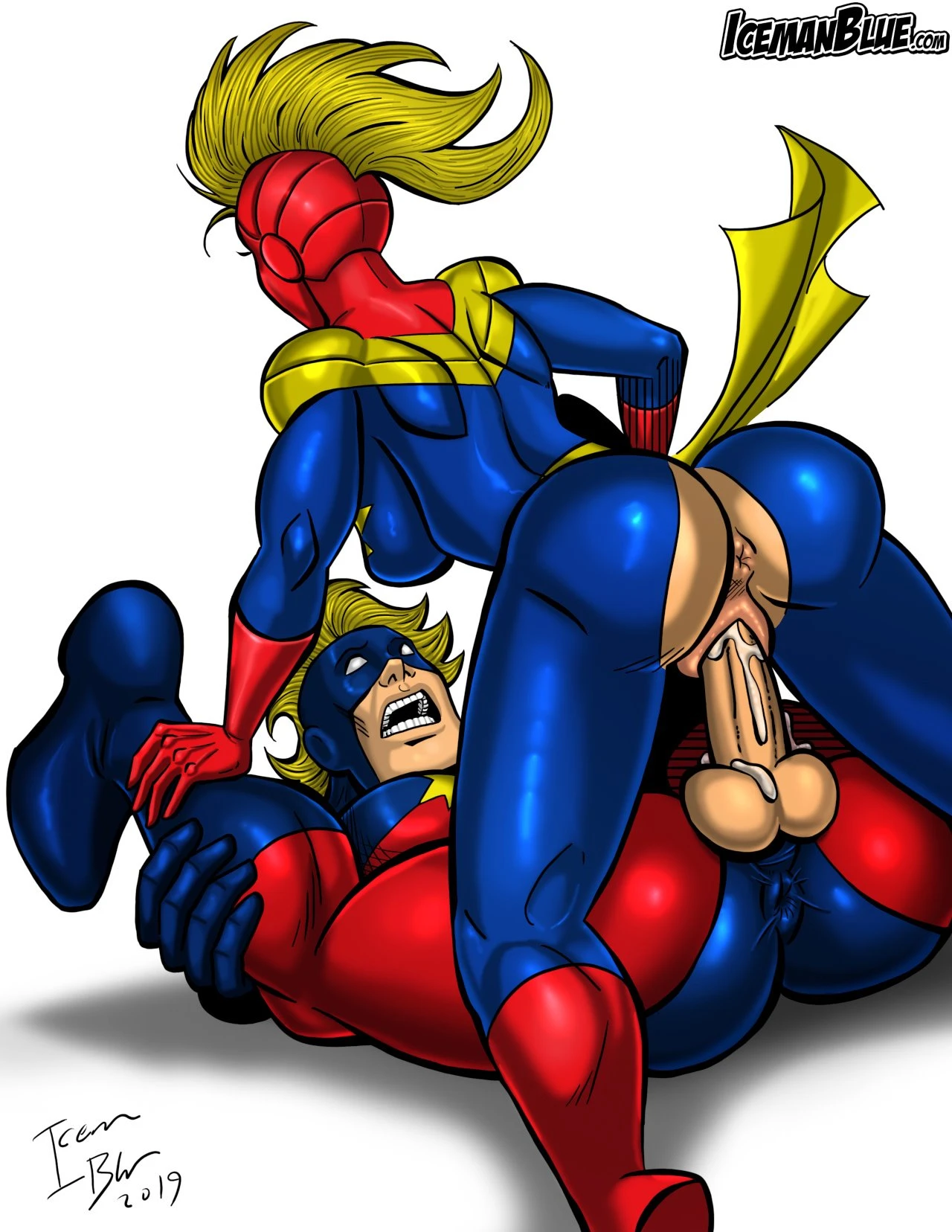 Captain Marvel porn comic picture 12