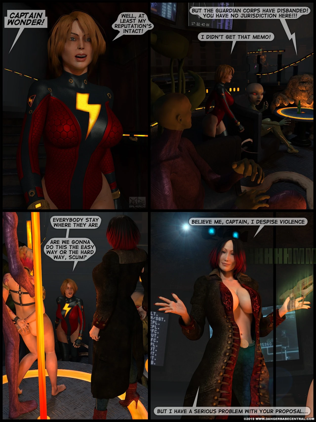 Captain Wonder porn comic picture 7