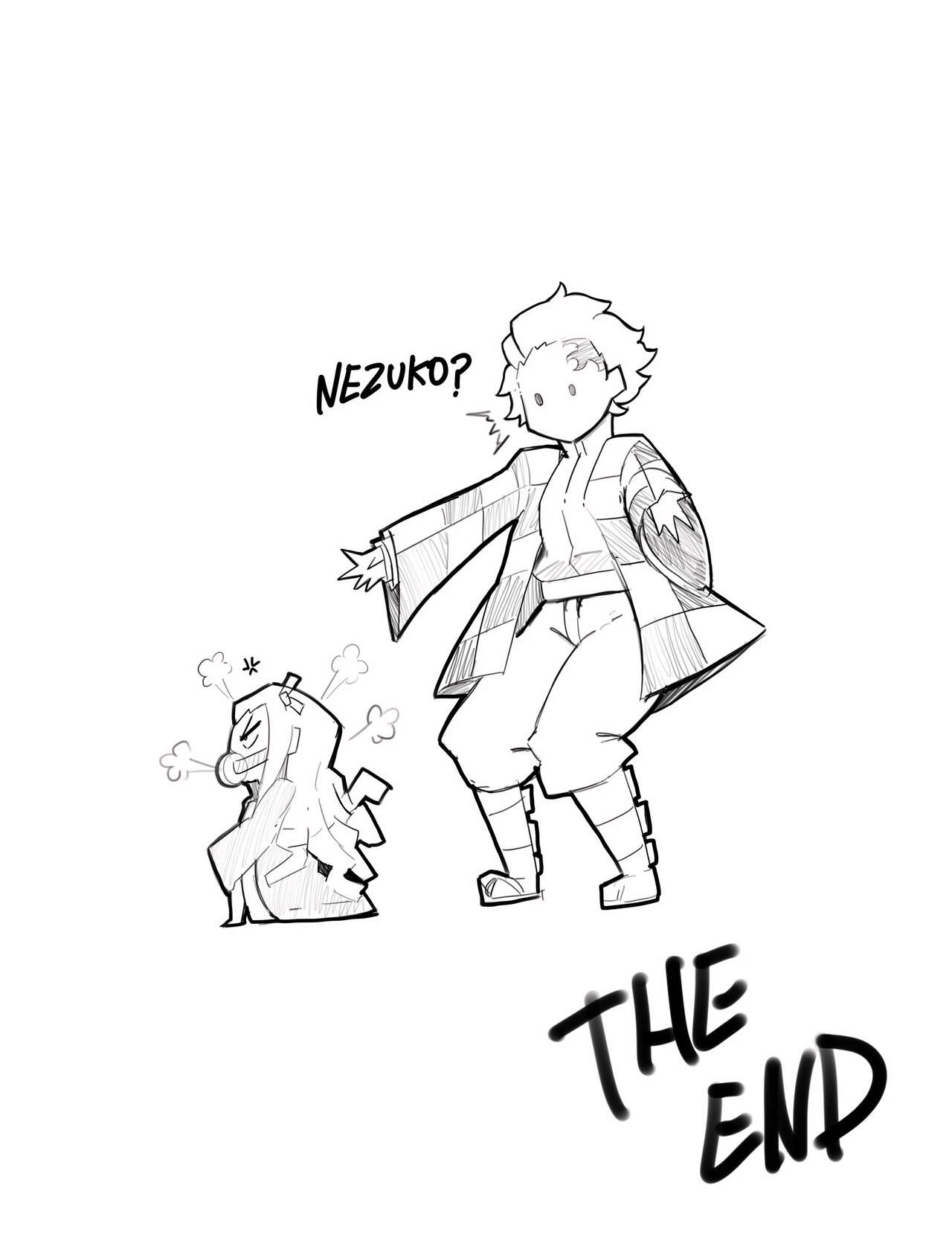 Caring for Nezuko porn comic picture 4