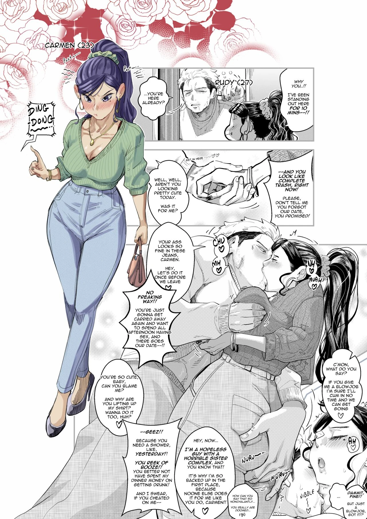 Carmen and Rudy porn comic picture 1