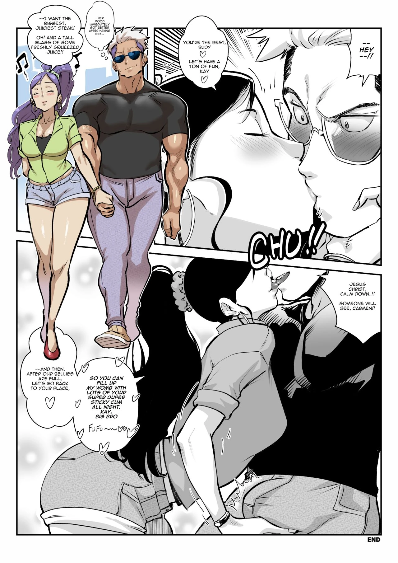 Carmen and Rudy porn comic picture 14