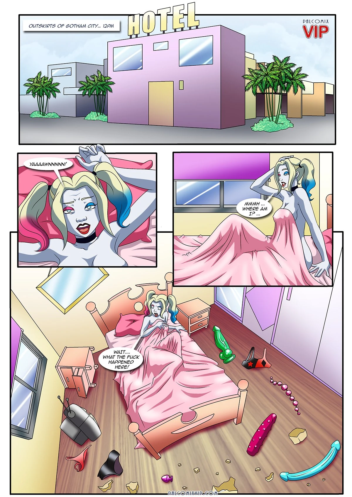 Carzy honeymoon porn comic picture 2