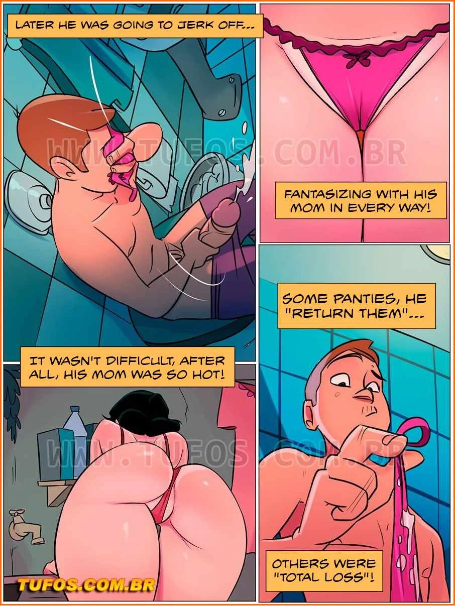 Casa de mae Joana "House of Mom Joana" - 03 : Mom's Panties porn comic picture 4
