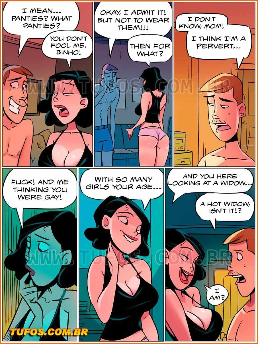 Casa de mae Joana "House of Mom Joana" - 03 : Mom's Panties porn comic picture 6