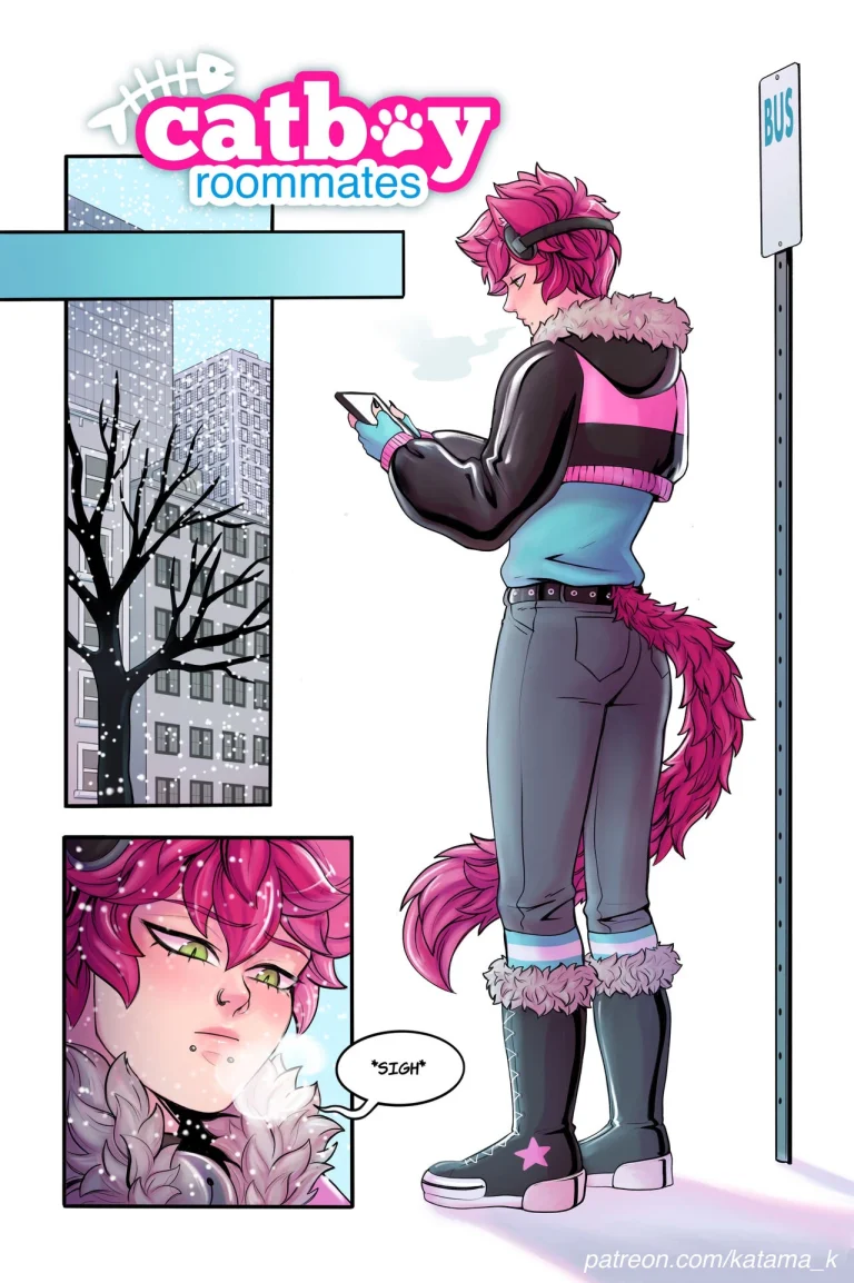 Catboy Roommates porn comic picture 2