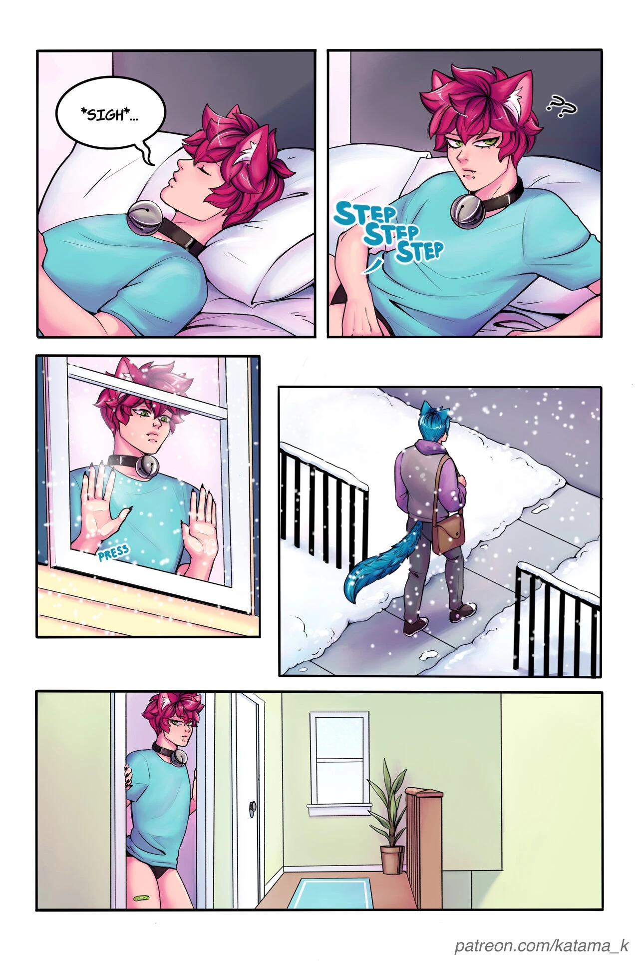 Catboy Roommates porn comic picture 9