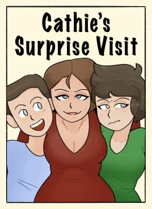 Cathie's Surprise Visit porn comic picture 1
