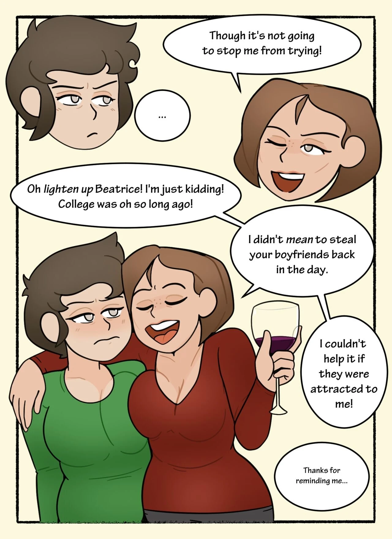 Cathie's Surprise Visit porn comic picture 10