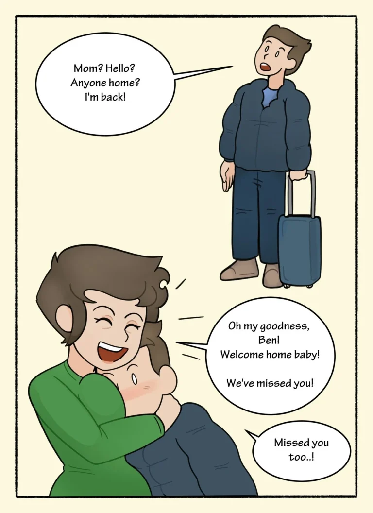 Cathie's Surprise Visit porn comic picture 3