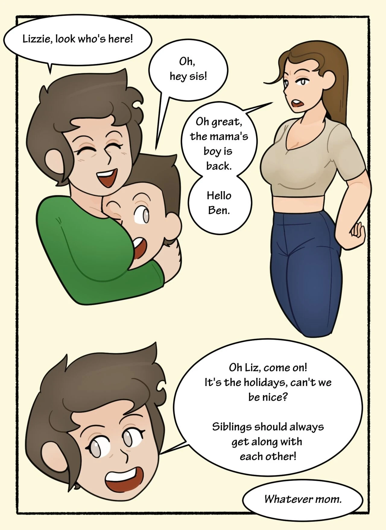 Cathie's Surprise Visit porn comic picture 4