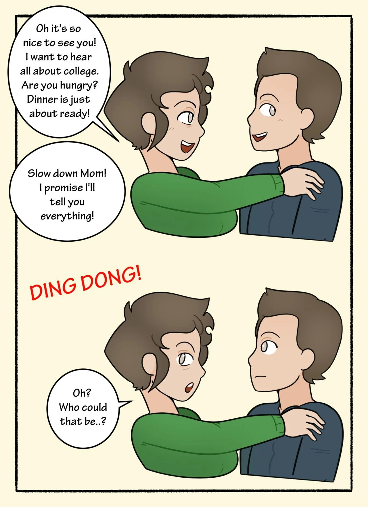 Cathie's Surprise Visit porn comic picture 5