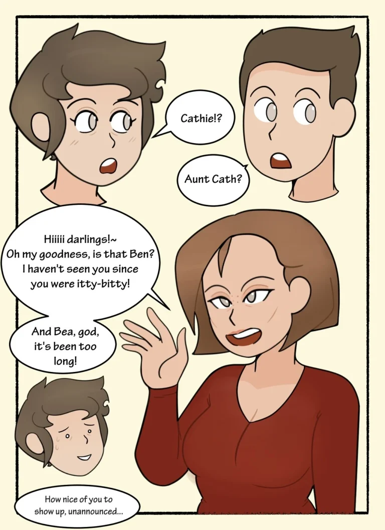 Cathie's Surprise Visit porn comic picture 7