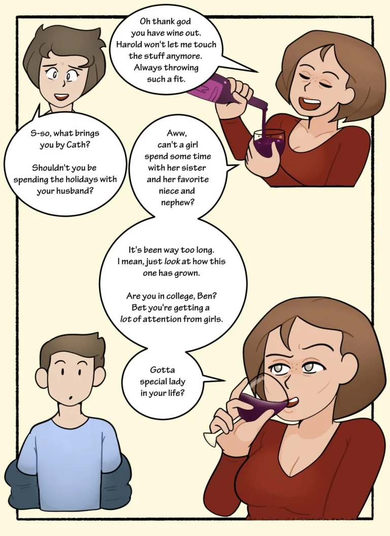 Cathie's Surprise Visit porn comic picture 8