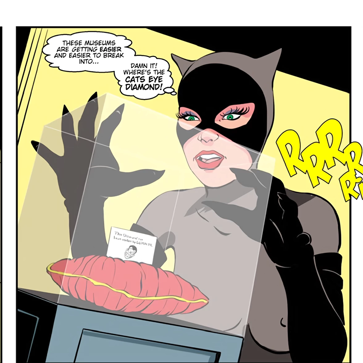 Catwoman Cat-Asstrophy porn comic picture 2