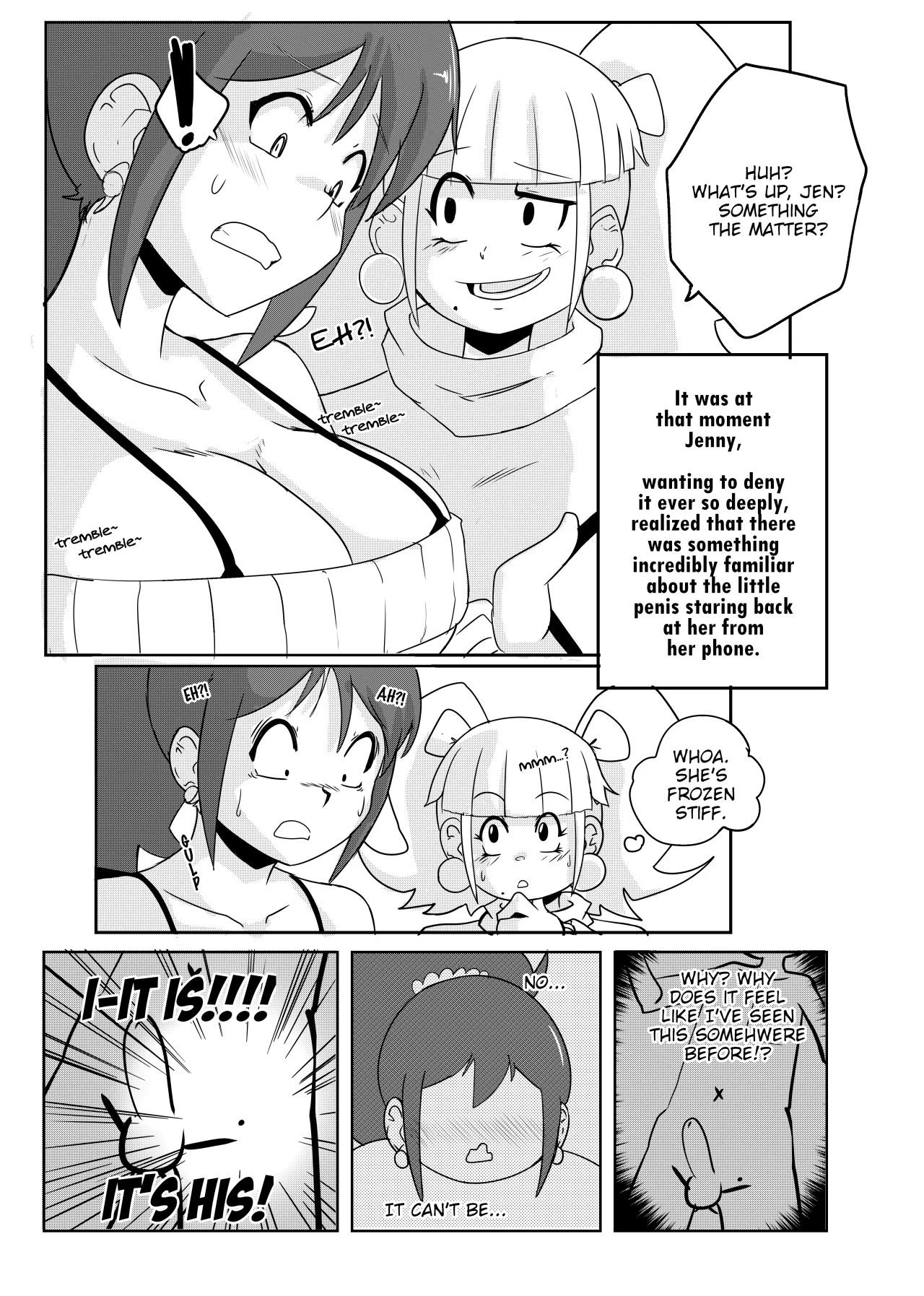 Caught! Whose Penis Is This? - Well...Who Else Could It Be? porn comic picture 2