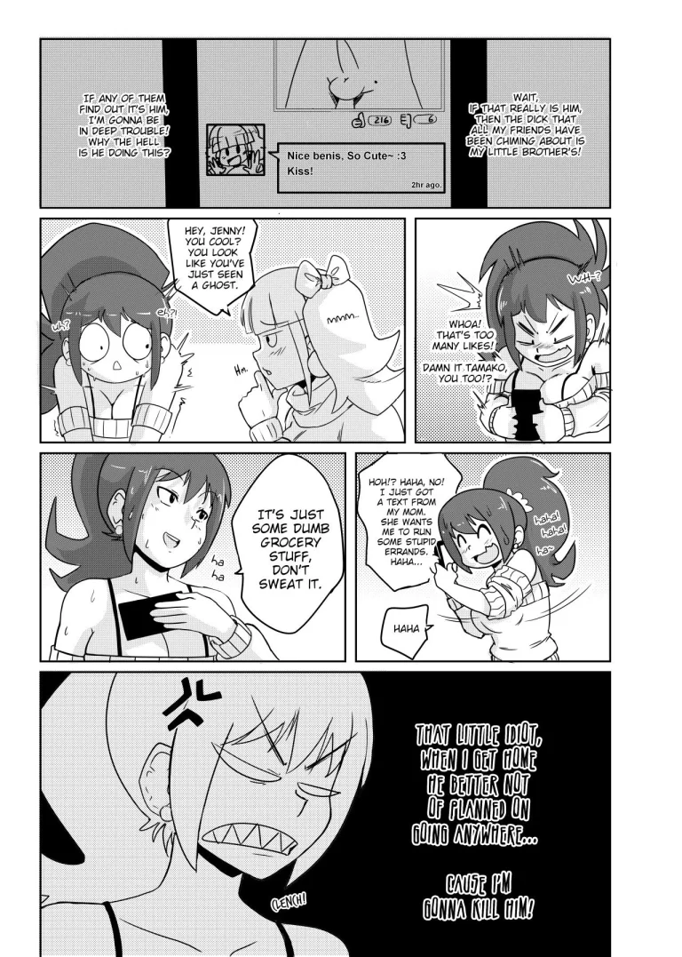 Caught! Whose Penis Is This? - Well...Who Else Could It Be? porn comic picture 3