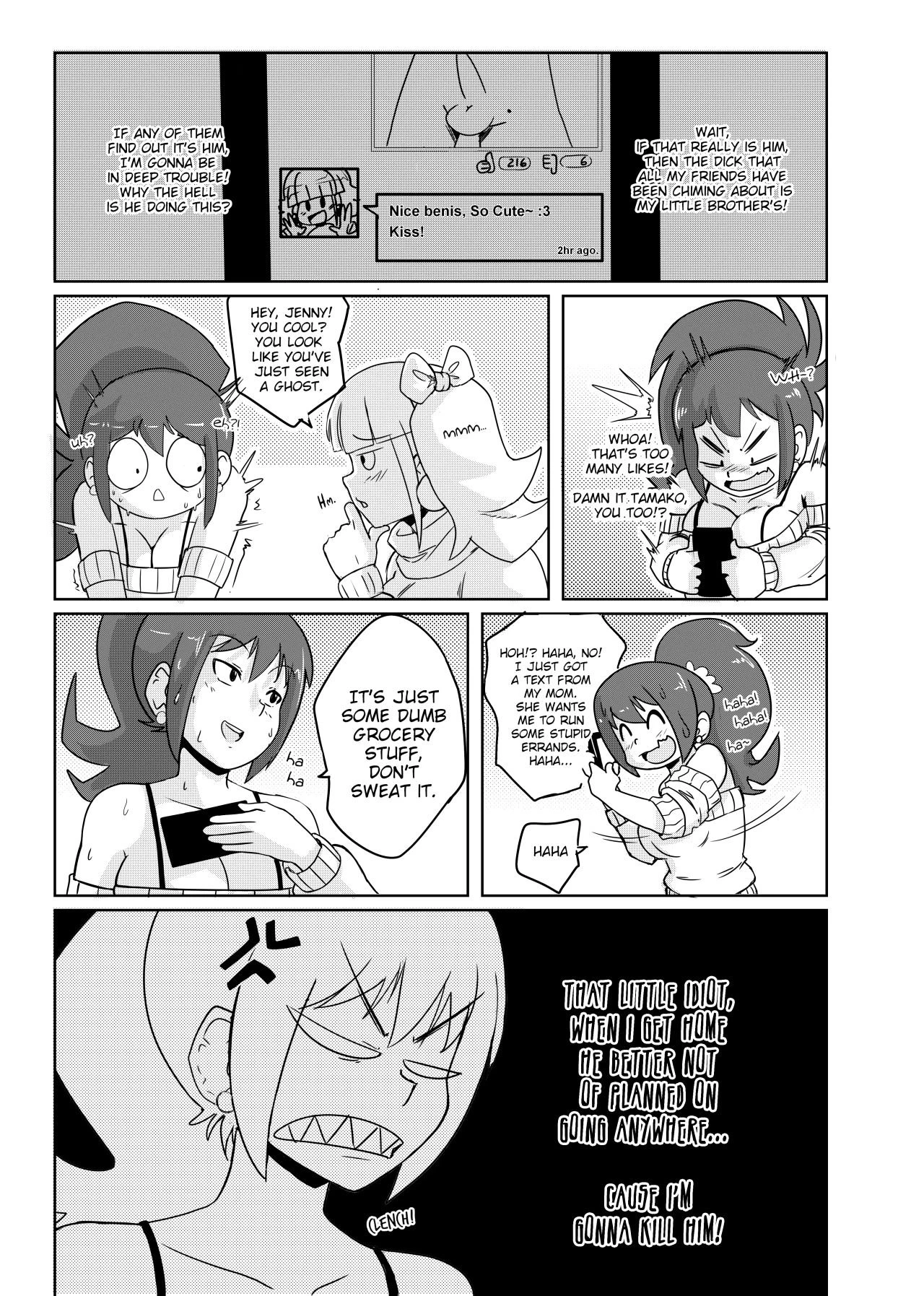 Caught! Whose Penis Is This? - Well...Who Else Could It Be? porn comic picture 3