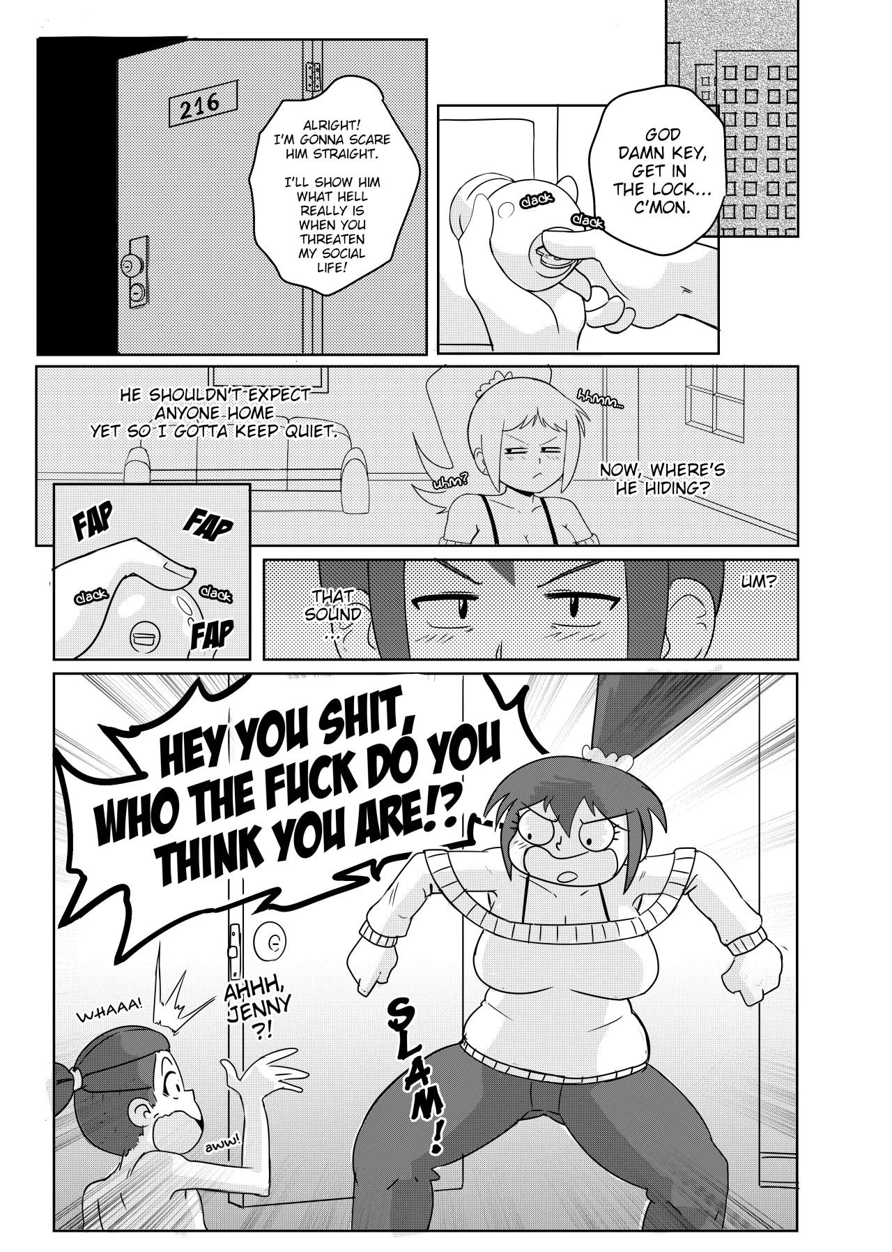 Caught! Whose Penis Is This? - Well...Who Else Could It Be? porn comic picture 4