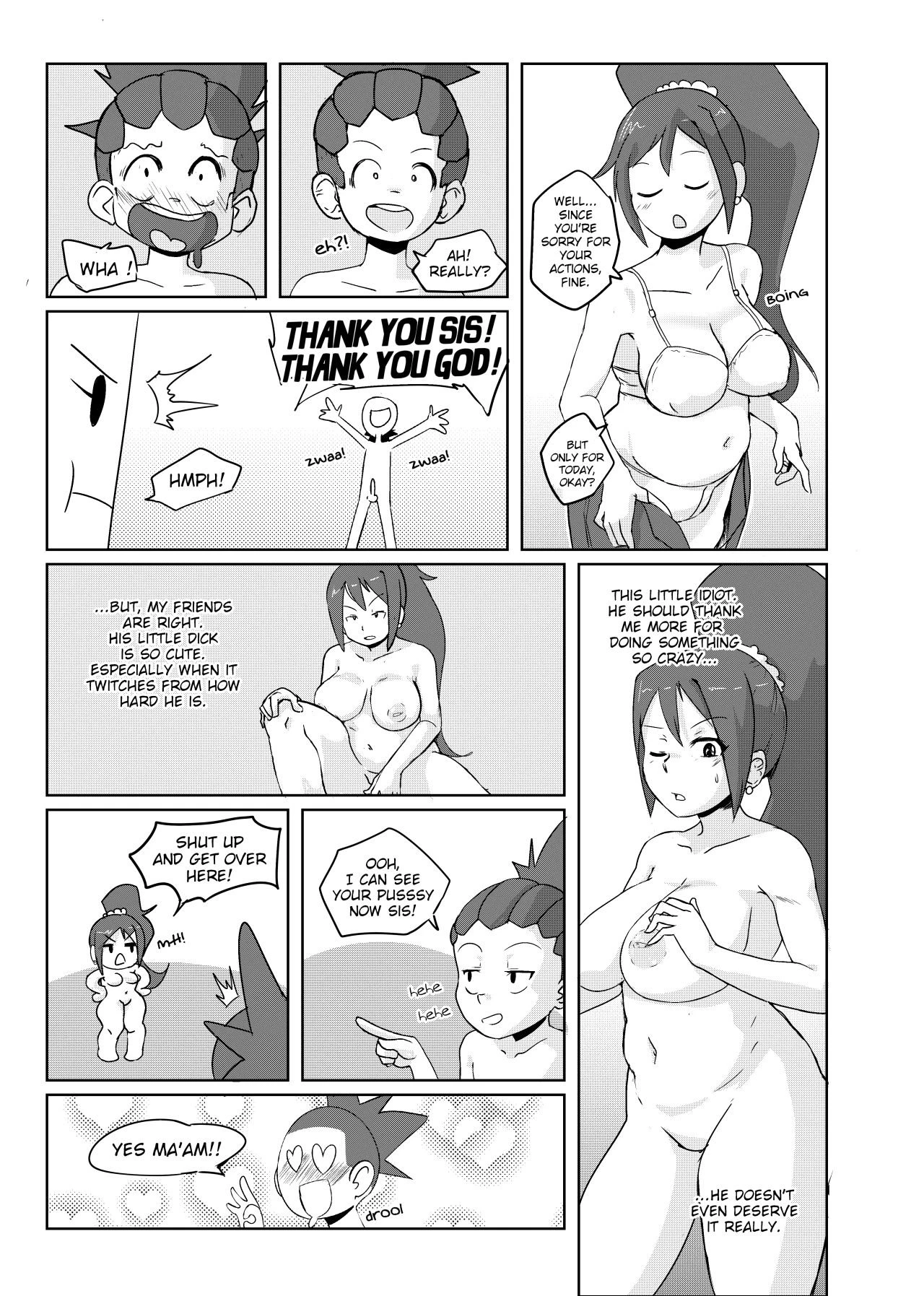 Caught! Whose Penis Is This? - Well...Who Else Could It Be? porn comic picture 7