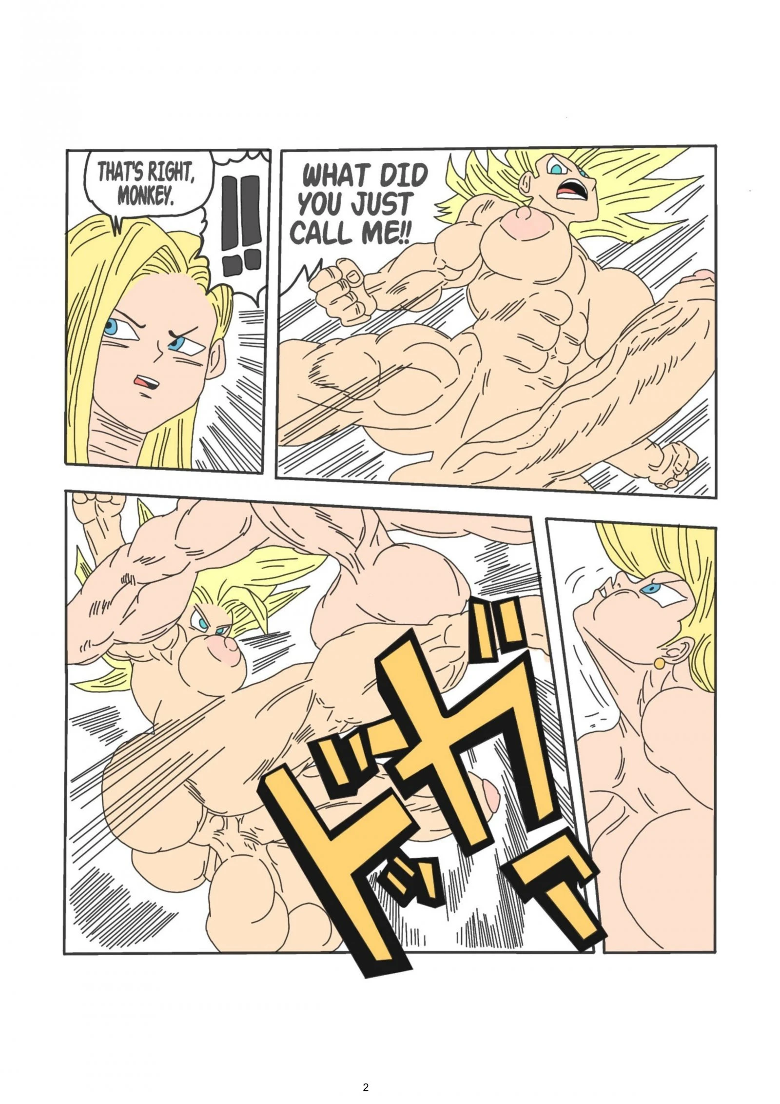 Caulifla vs 18 porn comic picture 2