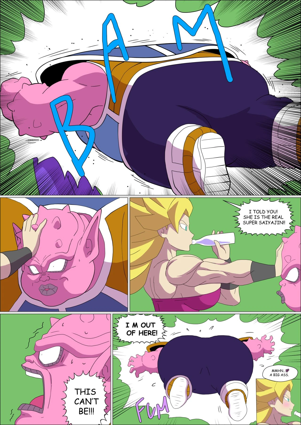 Caulifla x Bulma porn comic picture 13